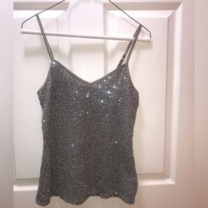 Express Sequin Tank Top